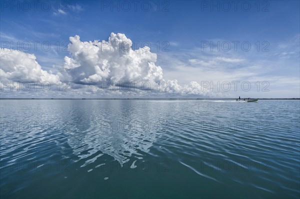 Clouds over the sea