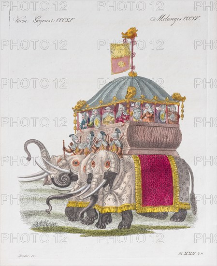 Elephant castle of the Grosskhans Kublai
