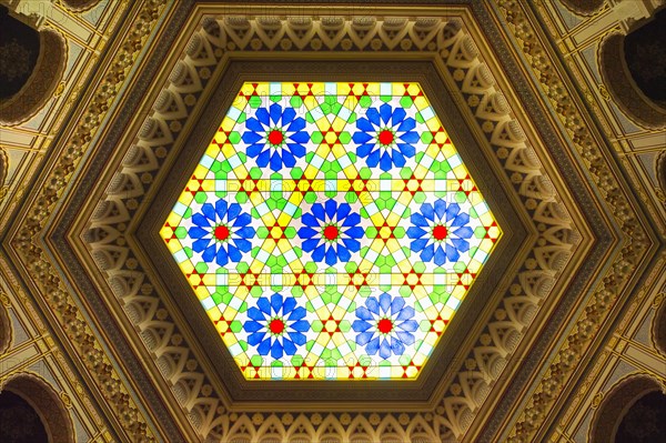Stained-glass ceiling
