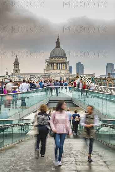 Millenium Bridge and St. Paul's Cathedral