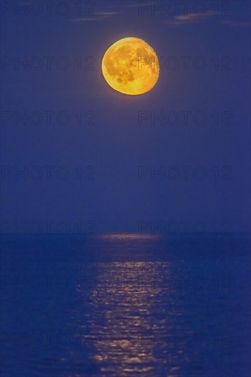 Moon over the sea