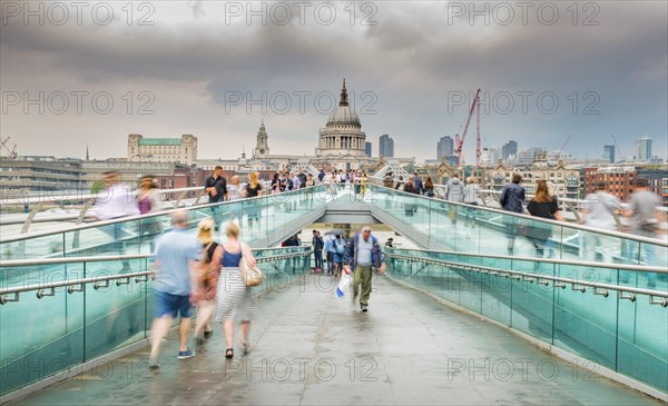 Millenium Bridge and St. Paul's Cathedral