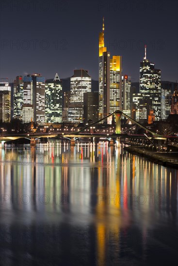 Skyline at dusk