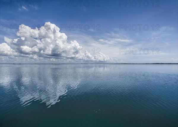 Clouds over the sea