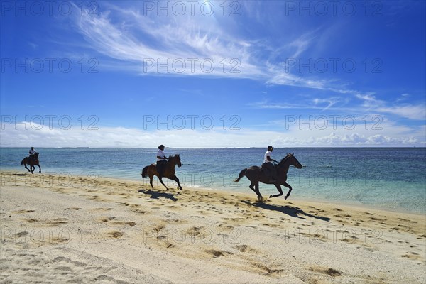Rider at Le Morne Beach