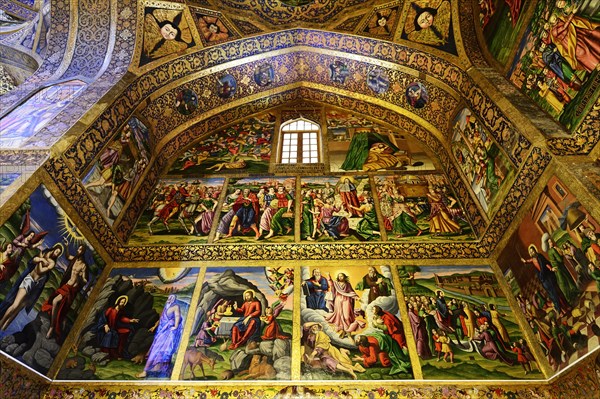 Frescoes in the Armenian Orthodox Vank Cathedral