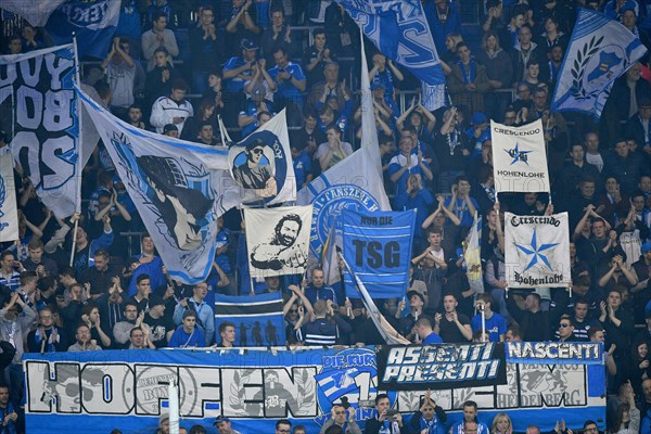 Public gallery at soccer match
