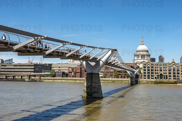 Millenium Bridge and St Paul's Cathedral