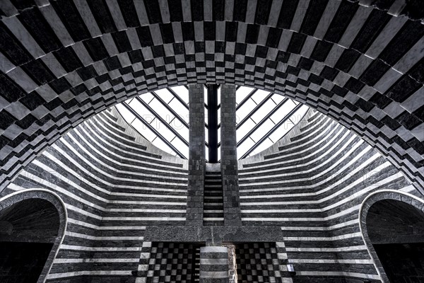 Modern interior of the chapel of Chiesa San Giovanni Battista