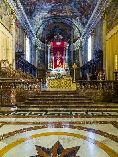 Chancel of Parrocchia Maria SS Church. Annunziata