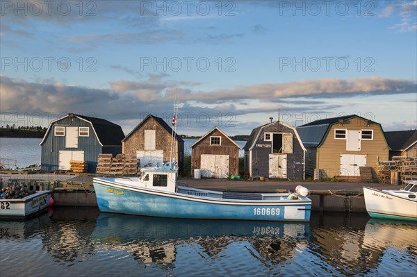 Little fishing boat in Stanley Bridge Harbour