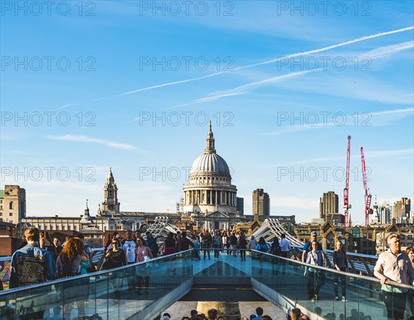 Millennium Bridge and St. Paul's Cathedral