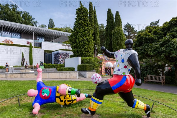 Sculpture The footballers