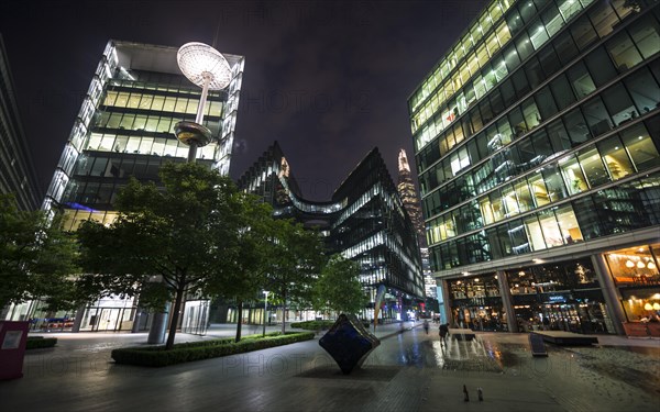 Waterfront at night