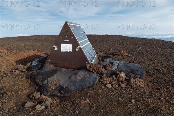 Measuring station at the summit