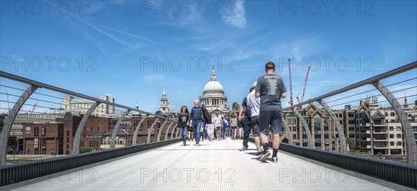 Millenium Bridge and St. Paul's Cathedral