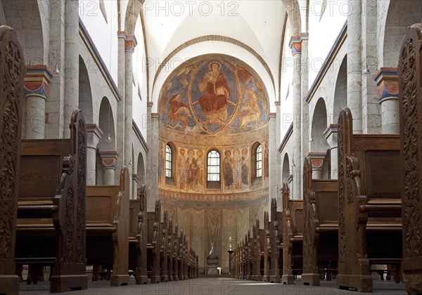 Monastery Basilica of St. Andrew with fresco