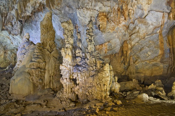 Stalactites and stalagmites