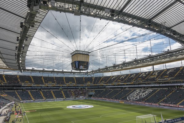 Football stadium Commerzbank-Arena before a Bundesliga game