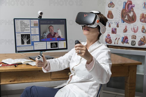 Symbol photo for telemedicine