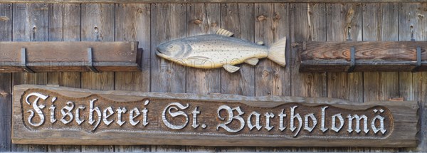Wooden sign