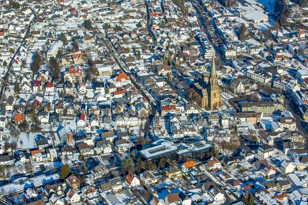 Cityscape in winter