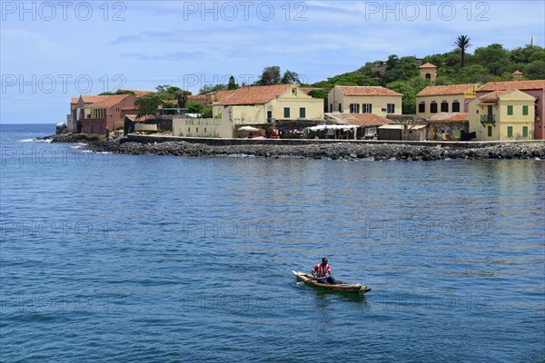 Fisherman in canoe