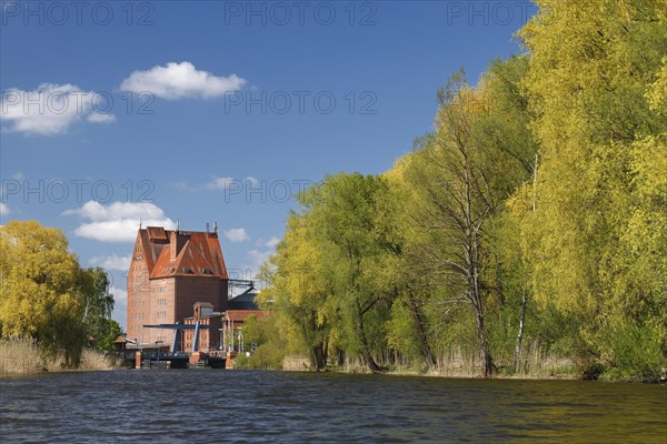 Storage building at harbour