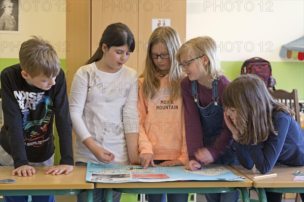 Students in group lessons