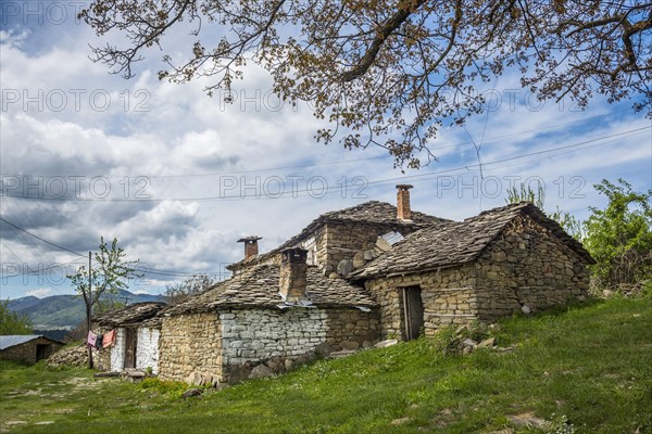 Old stone houses in the village Shipcka
