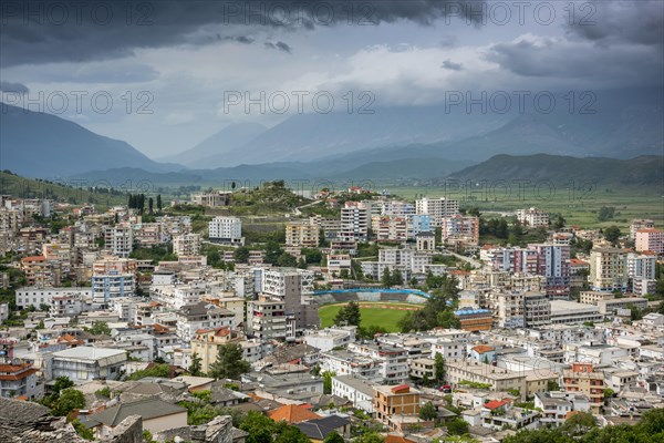 View from the castle over the city