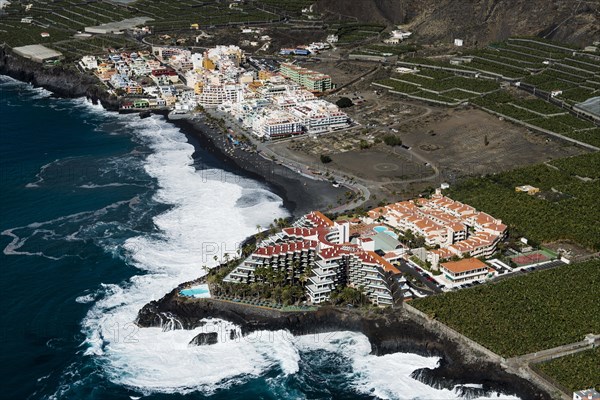 Beach with apartments and hotel complexes