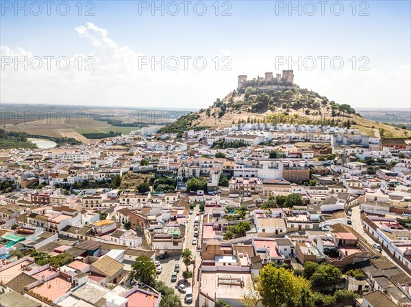 Drone image of Castle of Almodovar del Rio