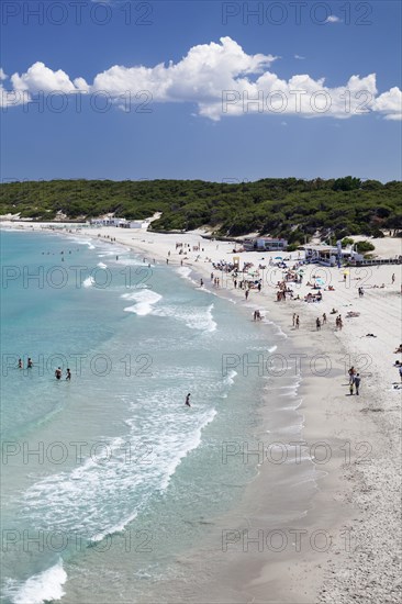 Bathers on the beach