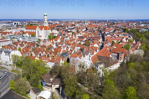 Red Gate and Basilica St. Ulrich and Afra