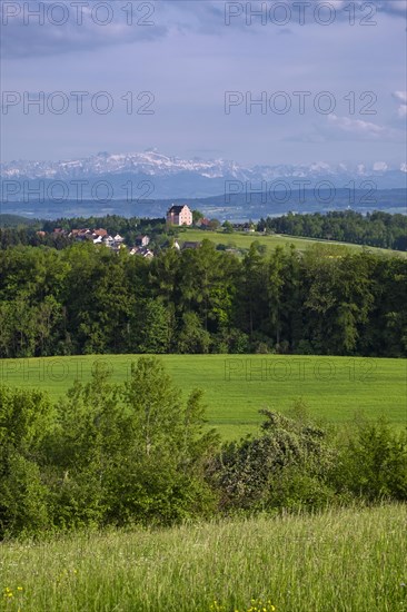 View of Castle Freudental on the Bodanruck