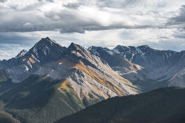Panoramic view of mountain landscape