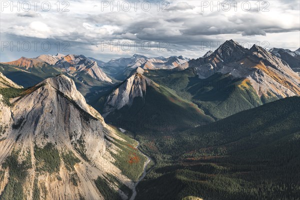 Panoramic view of mountain landscape