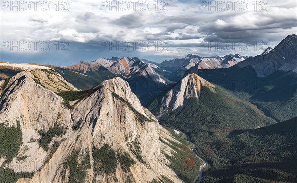 Panoramic view of mountain landscape