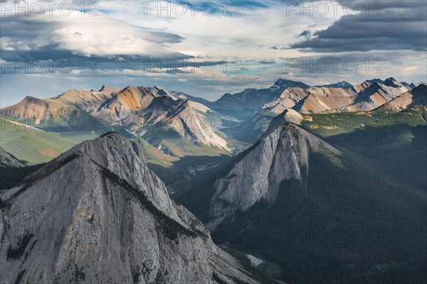 Panoramic view of mountain landscape