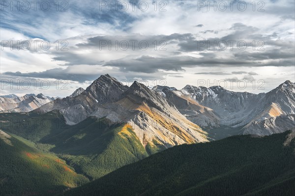 Panoramic view of mountain landscape