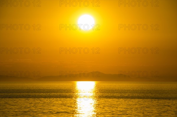 Sunset over Lake Malawi