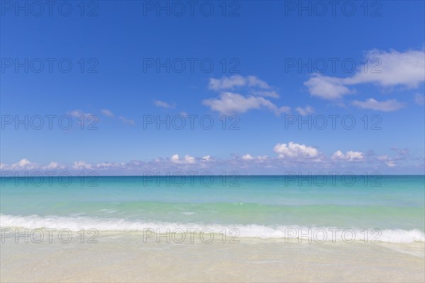 Turquoise water on the beach