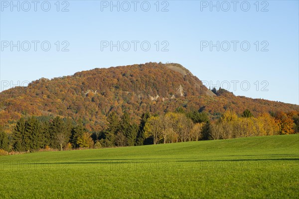 Mountain Milseburg in autumn