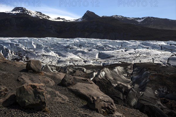 Glacier snout