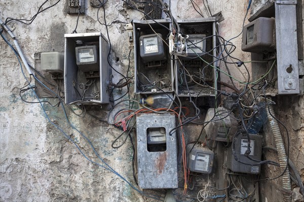 Dilapidated electricity meter