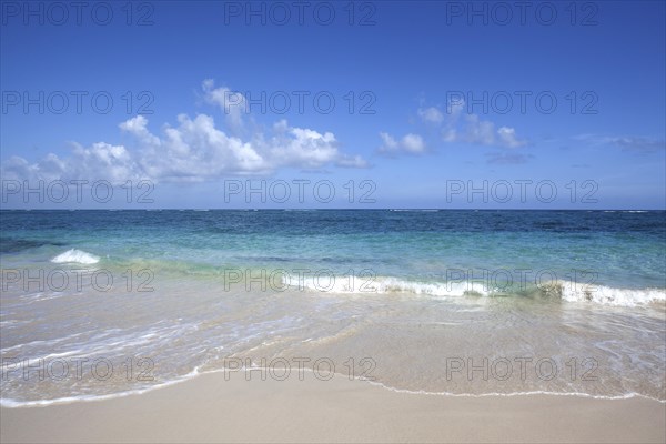 Turquoise sea at the beautiful beach of Playa Maguana in Baracoa