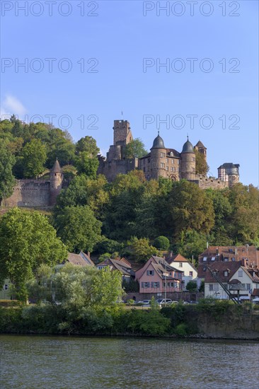 Castle Wertheim with river Main