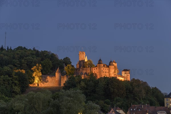 Wertheim Castle in the Evening