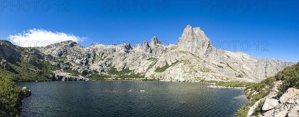Mountain lake Lac de Melo